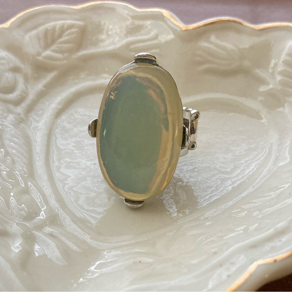 Faux Moonstone Fashion Ring (adjustable)